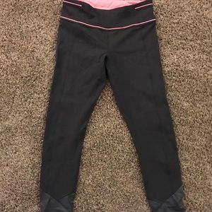Lululemon grey and pink leggings
